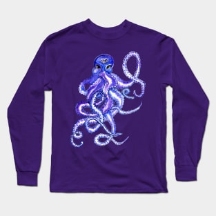 Purple octopus Long Sleeve T-Shirt